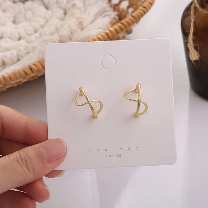 

AENSOA 2020 New Vintage Japan Korean Pearl Drop Earrings For Women Handmade Sweet Pearl Circle Round Earrings Jewelry Pendientes