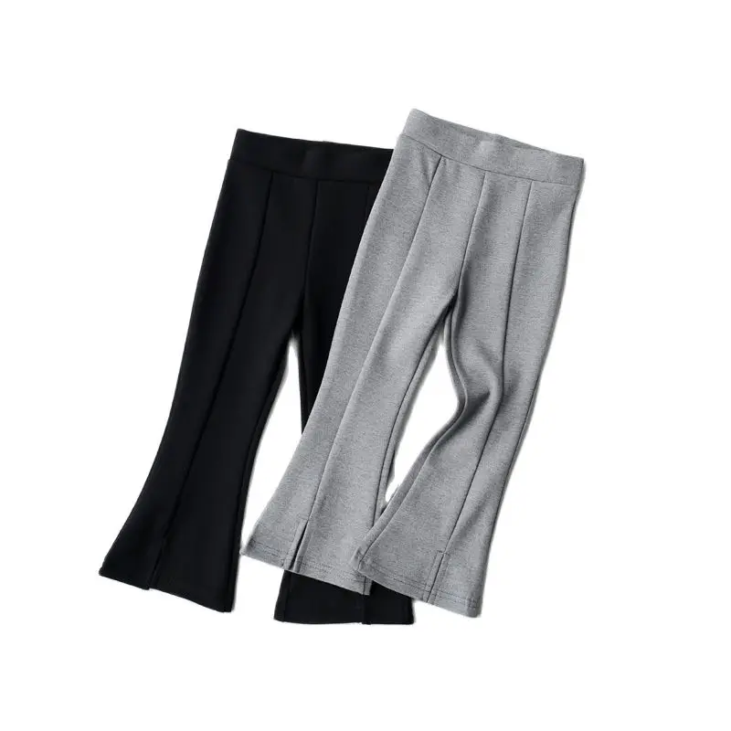 

VIDMID 2021 весна-осень новый стиль детская верхняя одежда брюки с разрезом, экзотические Брюки-клеш для девочек 4006 55