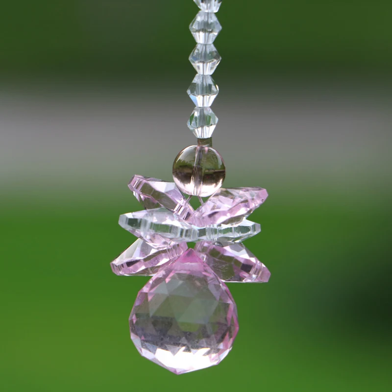 1 шт. чакра Кристалл Suncatcher шар Призма кулон Радуга производитель висящий оконный