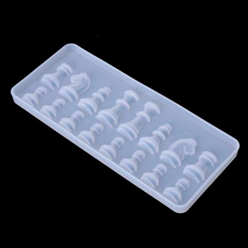 

Free shipping International Chess Shape Silicone Mold DIY Clay Epoxy Resin Mold Pendant Molds