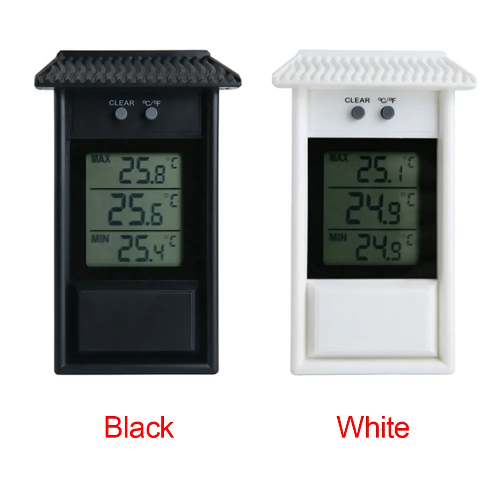 Уличный водонепроницаемый настенный цифровой термометр гигрометр с жк
