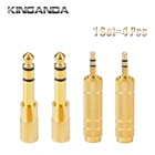 2 комплекта, адаптер с 3,5 мм на 6,5 мм и 6,35 мм Штекерный в Feamle, аудио кабель 6,5, 6,35 Jack на штекер 3,5 Jack, вспомогательный конвертер, усилитель