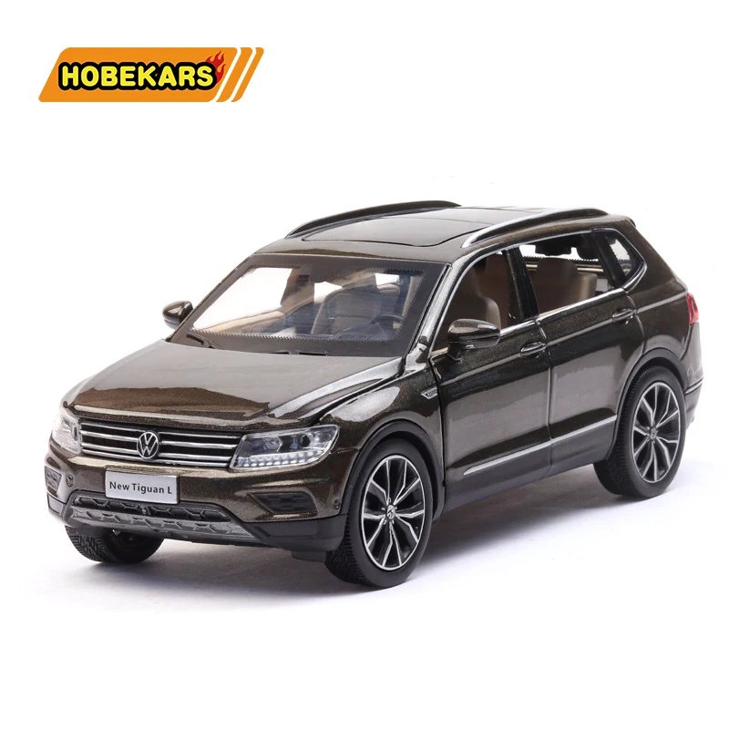 Литье под давлением 1/32 модель автомобиля SUV TiguanL Имитационные машины из сплавов