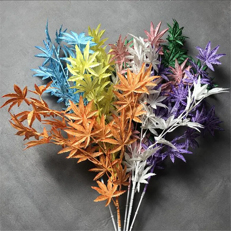 10 шт. Пластик пятиугольной в виде кленового листа моделирование ЯПОНСКИЙ клен