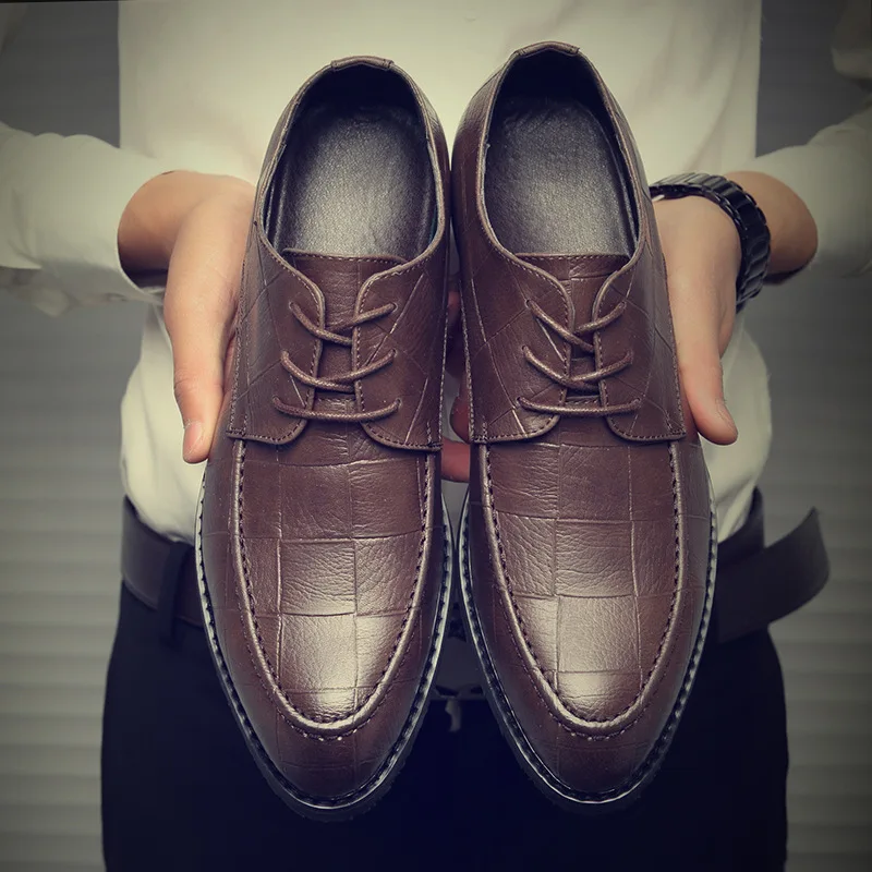 Лидер продаж Новинка Мужская качественная обувь из лакированной кожи Zapatos De Hombre