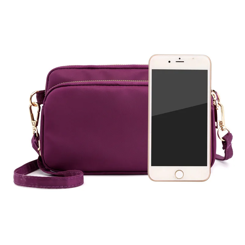 Сумка женская водонепроницаемая нейлоновый мессенджер через плечо модная