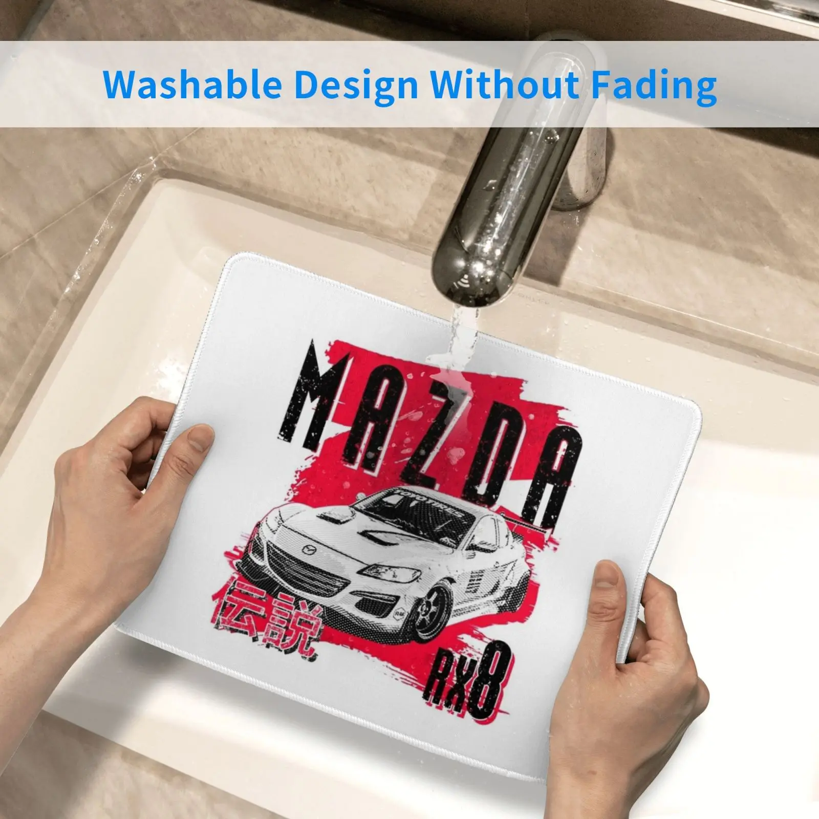 

Mazda Rx8 | Jdm Drift Legend | Old Classic Car Mouse Pad DIY Print Mazda Rx8 True Jdm Japanese Car