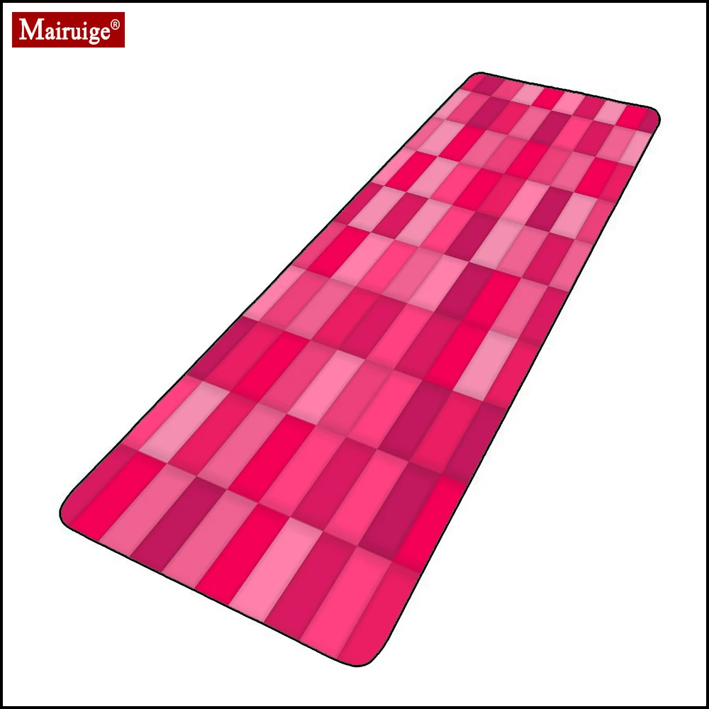 

Mouse Pad Xxl Red Rhombus Geometric Rectangle Red Simple DIY Custom Keyboard Pad Gaming Desk Mat Large Mousepad 900x400mm