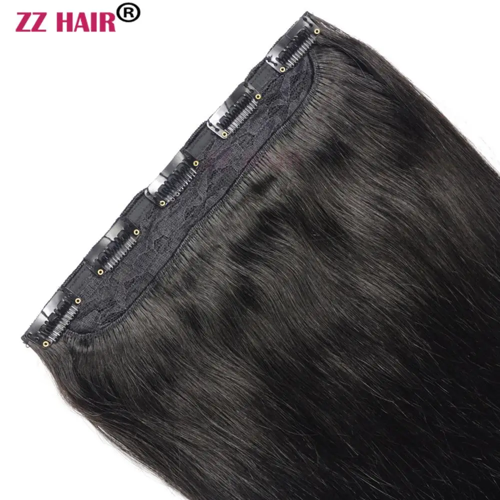 ZZHAIR 200 г 30 дюймов 32 дюйма машинная работа волосы без повреждения кутикулы набор из