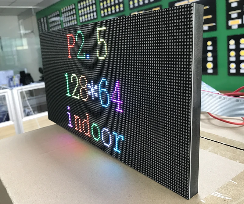 P2.5 SMD2121 RGB полноцветный светодиодный модуль дисплея, внутренний светодиодный модуль, 1/32 сканирования 320*160 мм, текст, фотографии, видео-шоу