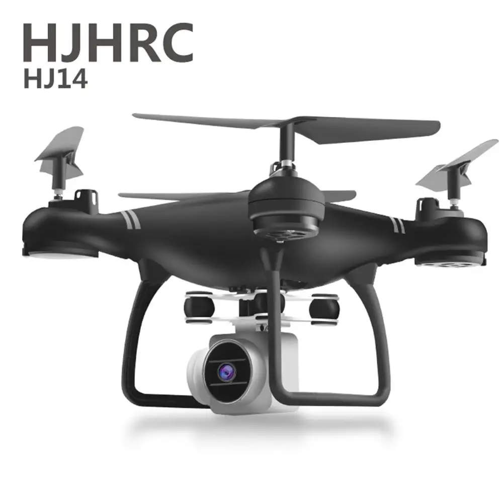 Квадрокоптер HJ14W GPS Wi Fi FPV с широкоугольной камерой 4K/1080P HD складной прочный Дрон
