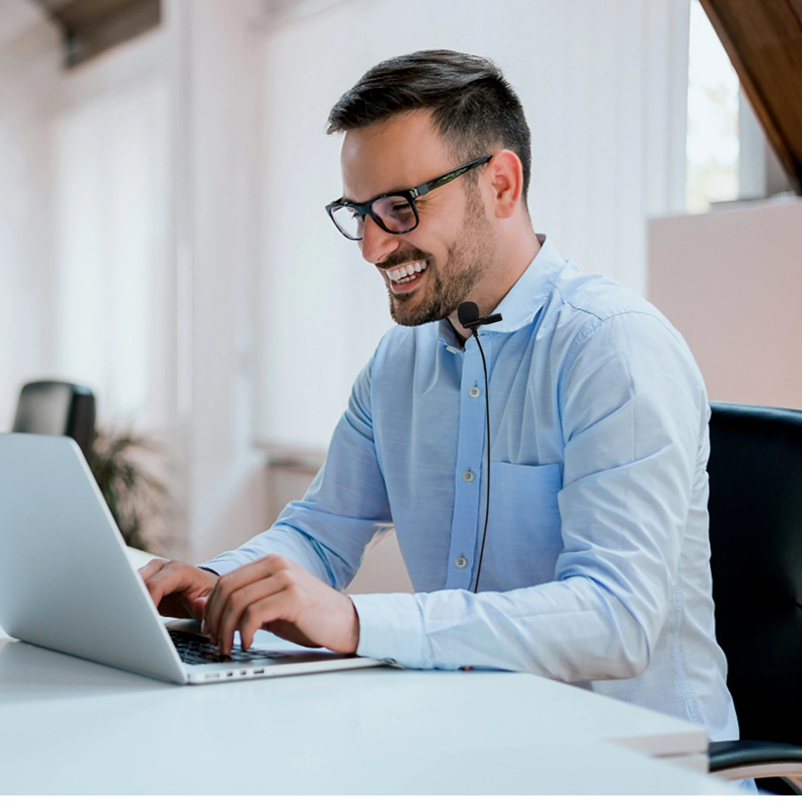 

1 Set Professional Podcast Microphone Omnidirectional Condenser Microphone 1.5/3m