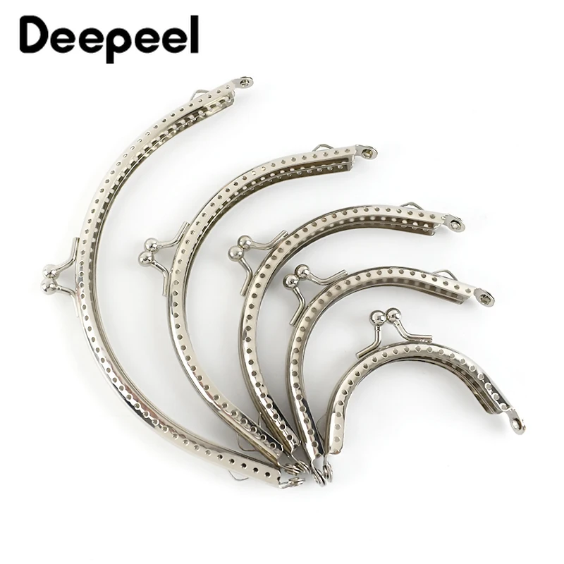 10 шт. Deepeel 6 5 см ~ 15 Серебряный Мини металлическая рамка для кошелька материал
