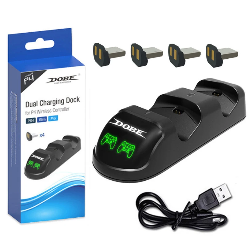 Аксессуары для контроллеров PS4 зарядная станция/док-станция светодиодный