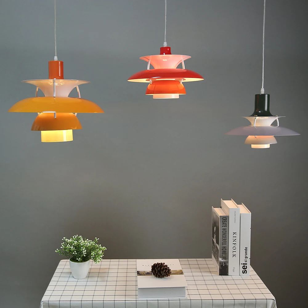 

E27 Pendant Lights Umbrella Led Pendant Lamp Retro Kitchen Hanging Lamp Living Room Home Deco Lighting Fixtures