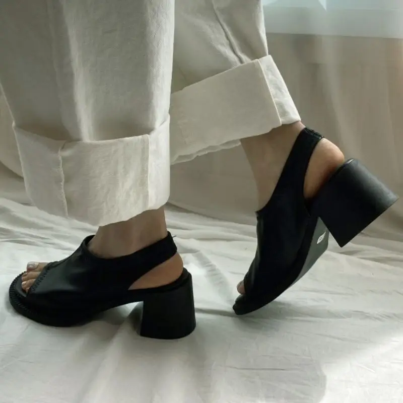

RizaBina New Women Sandals Platform Strange Heel Women Summer Shoes Fashion Cool Party Shoes Women Footwear Size 35-40