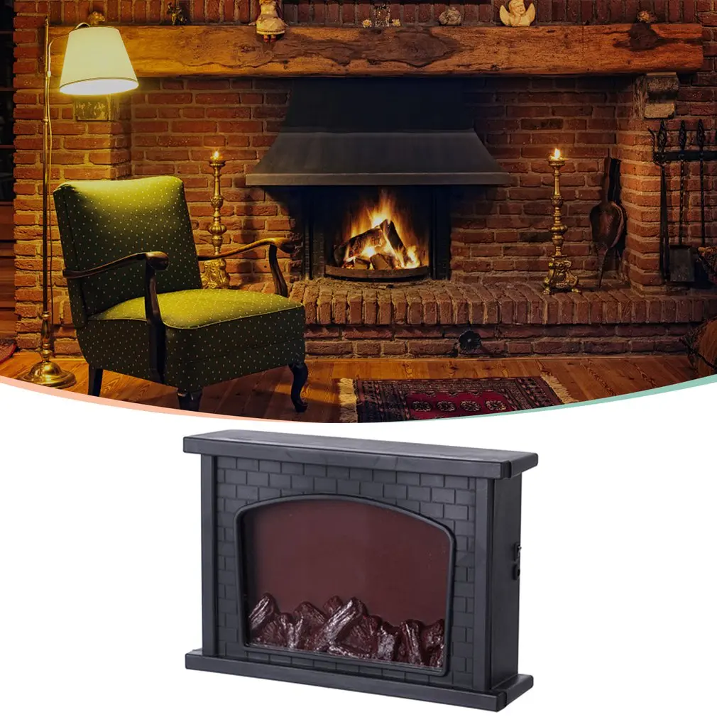 

LED Creative Home Fireplace Lamp Flame Lamp Modeling Lamp Nordic Style Decorative Table Lamp Ornaments