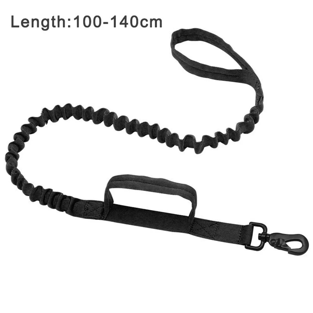 leash black K9 поводок шлейка Собака нейлон камуфляж Регулируемый жилет штурмовой поводок для собаки маленький средний большой собаки тренировочный жгут поводок для собак - Цвет: leash black