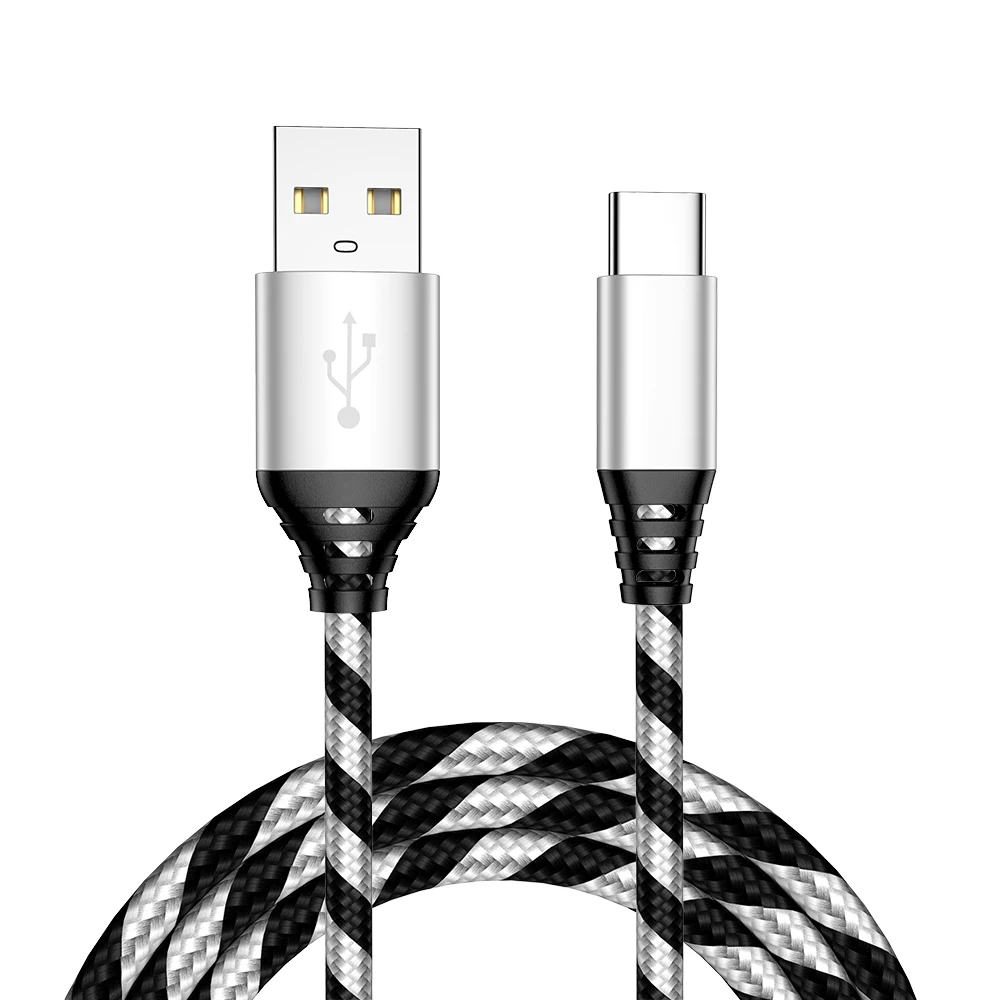 AFY usb type C кабель зарядный провод для samsung note 10 S10 A50 hauwei mate 30 pro Синхронизация данных быстрое зарядное устройство USB-C мобильного телефона - Цвет: White