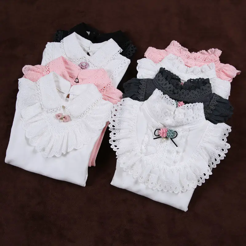 

2021 джинсовые штаны для маленьких девочек на весну-лето, блузка для девочек Детская рубашка с длинными рукавами блузки для детей, начинающих ...