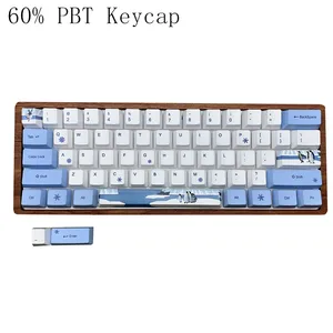 60% PBT OEM набор клавишных колпачков Mechanische Toetsenbord Keycap Voor GH60 RK61 ALT61Annieпокер keycap GK61