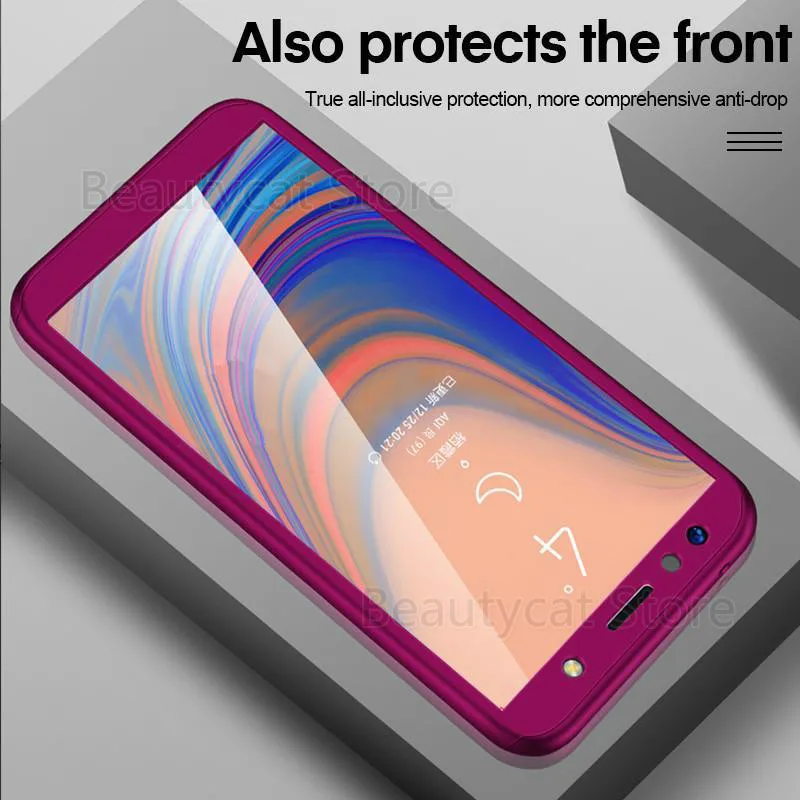 360 Полное покрытие чехол для samsung Galaxy A70 A60 A50 A40 A30 A20 A20E A10 Защита Чехол для samsung Note10 S8 S9 S10 плюс Чехол
