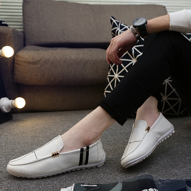 Мужские ботинки без шнуровки Chaussure Homme дешевые итальянские кожаные мужские