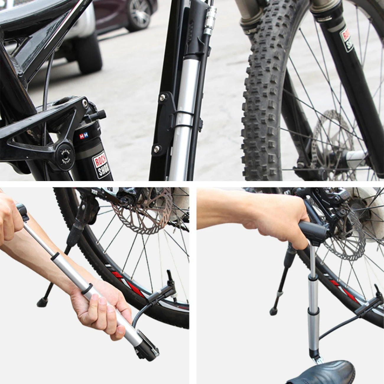 

Hand Mini Pump P003 Pompa Kecil Untuk Cadangan Presta & Schrader Bike Accessories Mountain Road Bicycle Pump