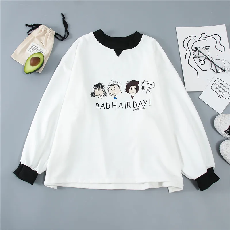 

2019 New Female Student Korean Loose, Versatile and Plush Coat Women's Top