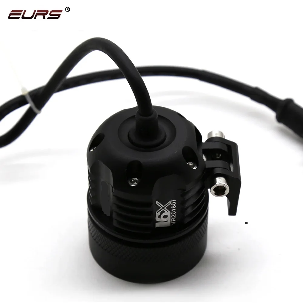 EURS, 2 шт., 6LED, мотоциклетный головной светильник, лампа, DRL, противотуманный светильник, 6000 K, 4000лм, белый, 6LED, фирменные фишки, точечный светильник, лампа для мотоцикла