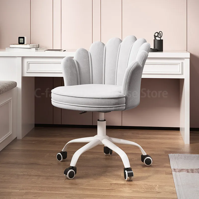 

Modern Computer Chair Office Chair Pink Study Home Game Chair Leisure Backrest Swivel Lift Chair Bedroom Furniture Vanity Chair