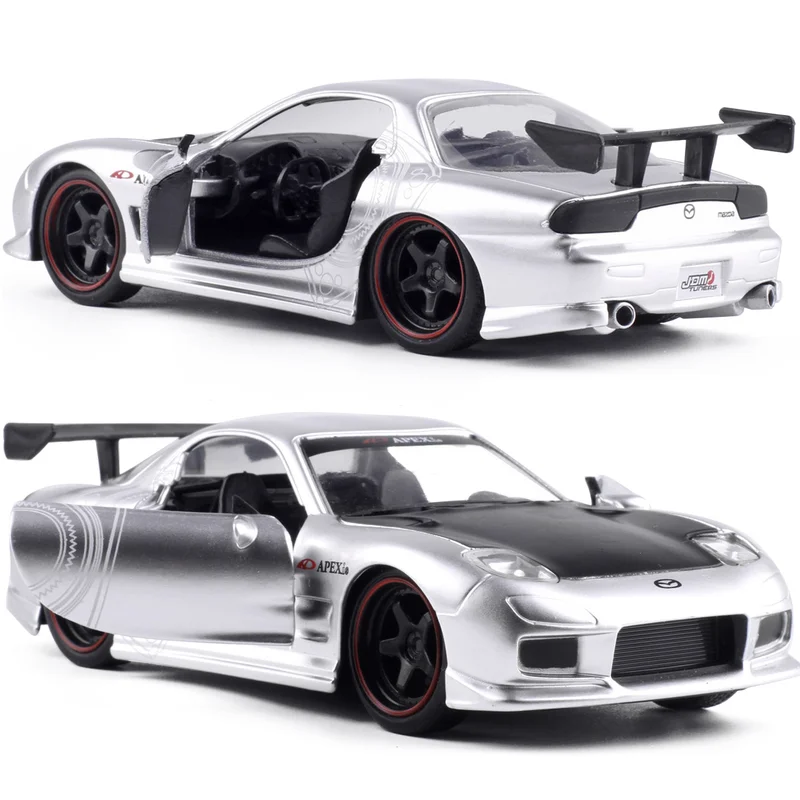 Jada 1:32 Mazda Rx7 купе модель автомобиля из сплава игрушки назад в силу коллекция