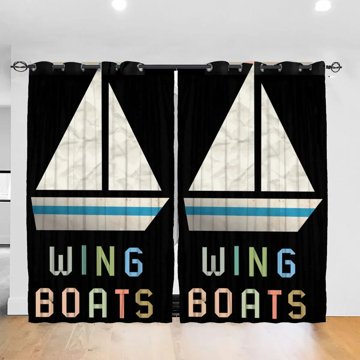 Солнцезащитная Штора для гостиной с крылышками кораблирующими кораблями яркая