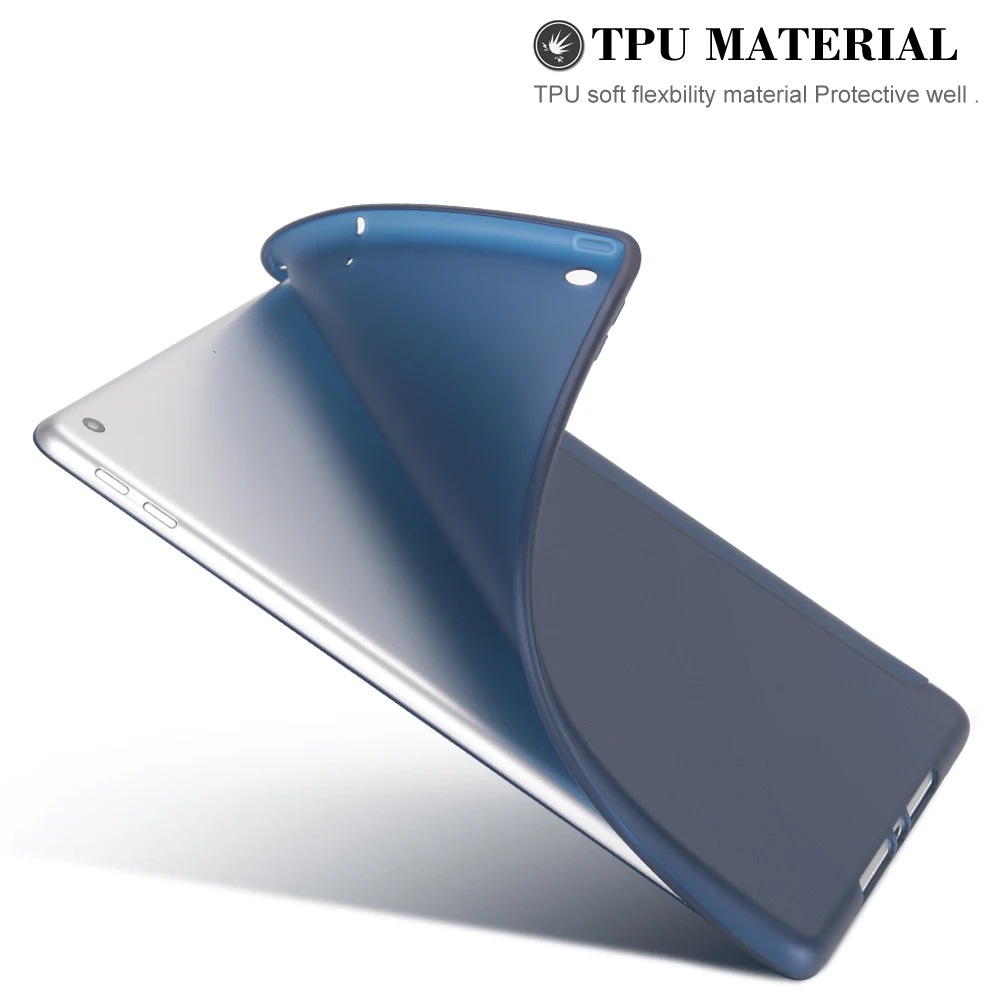 Чехол для нового iPad 9 7 2017 умный флип-чехол из мягкого ТПУ чехол 2018 Магнитная