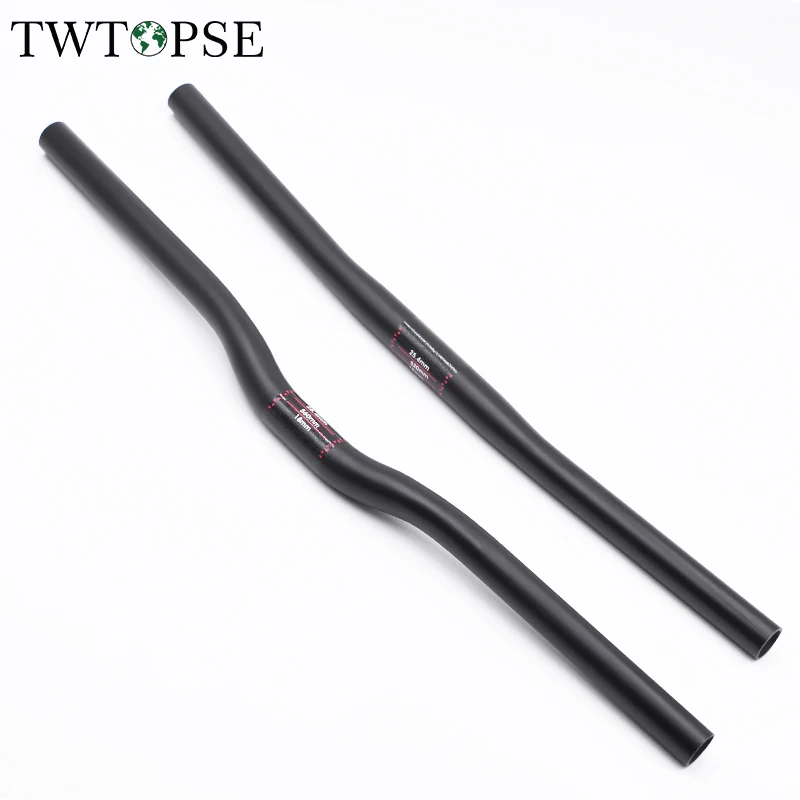 Складной руль TWTOPSE из углеродного волокна для велосипеда Brompton 25 4*560 мм 520 T800 89 г
