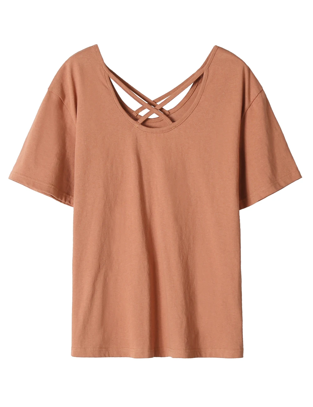 

ELFSACK US FBA Local Delivery Basic Letter Print Women Crop Tops T-shirts, 2020 Autumn ELF Casual Daily Tee