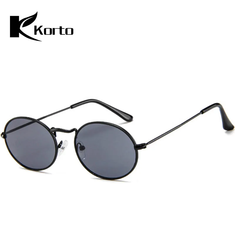 Ретро Круглые Солнцезащитные очки женские мужские брендовые дизайнерские