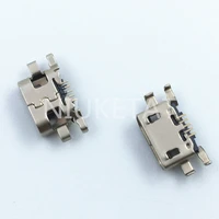 50pcs micro usb 5pin mini connector mobile charging port for motorola moto c plus xt1723 xt1724 repair replacement