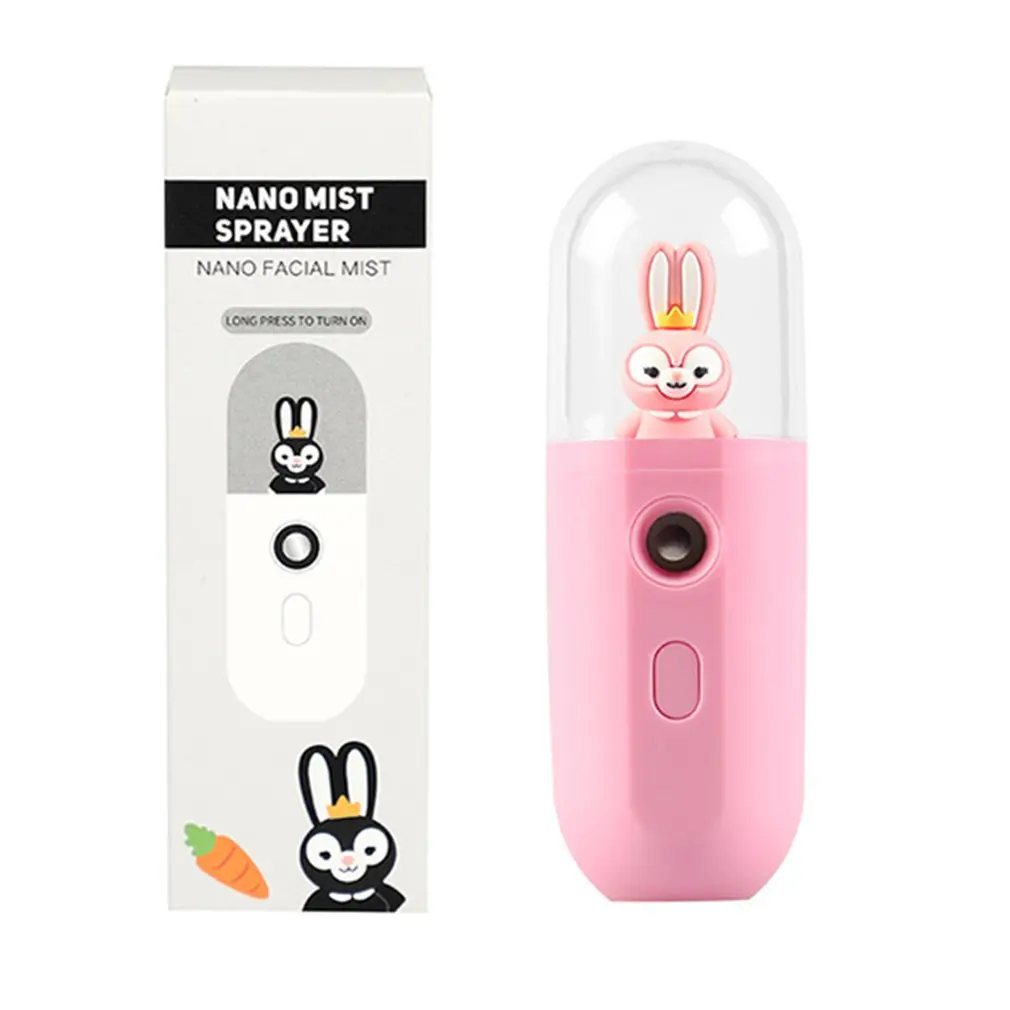 

Мини-аэрозольный распылитель для лица, USB-увлажнитель, перезаряжаемый небулайзер, косметические инструменты для лица