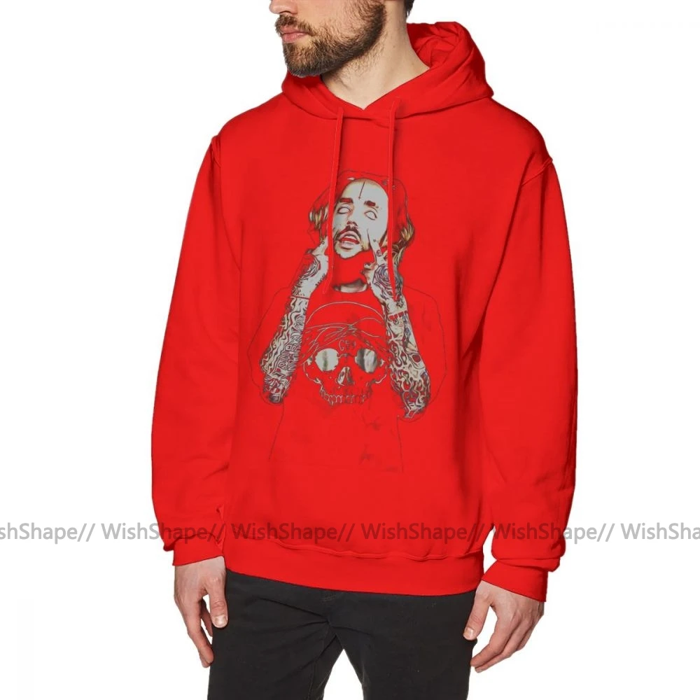 Ftp Толстовка SuicideBoys Scrim толстовки XL хлопковый пуловер с капюшоном Повседневная зимняя уличная одежда красные длинные мужские толстовки - Цвет: Red