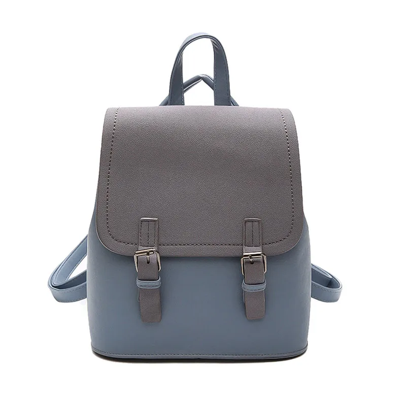 

Mini Backpack Women PU Leather Shoulder Bag For Teenage Girls 2021 New Fashion Small Bagpack School Bag Ladies Casual Backpack