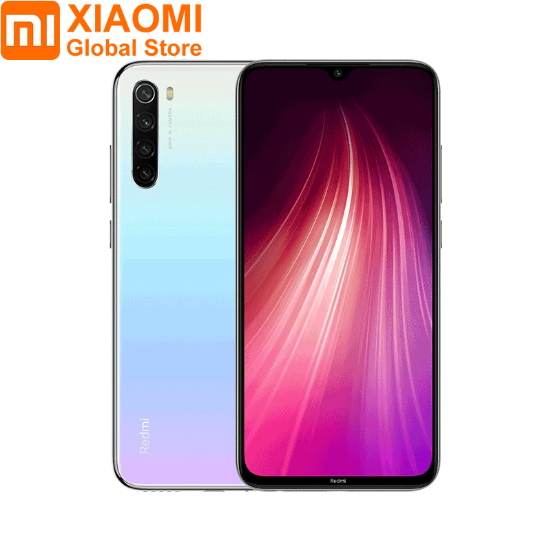 CN версия Xiaomi Note 8 6 ГБ ОЗУ 64 Гб ПЗУ мобильный телефон Snapdragon 665 быстрая зарядка