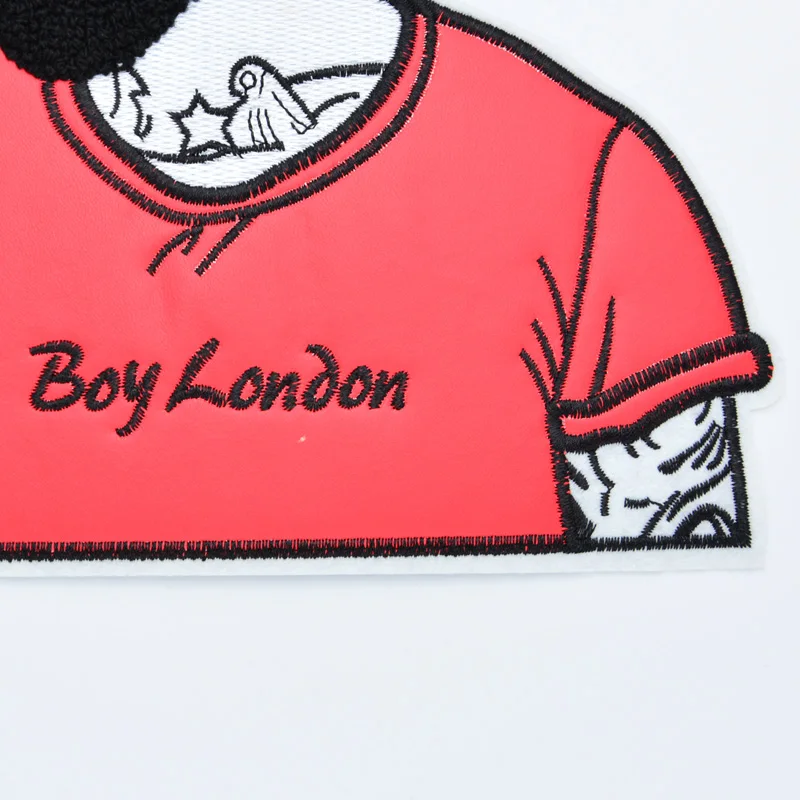 Крутая вышитая аппликация для мальчиков подходящая ко всему модная одежда