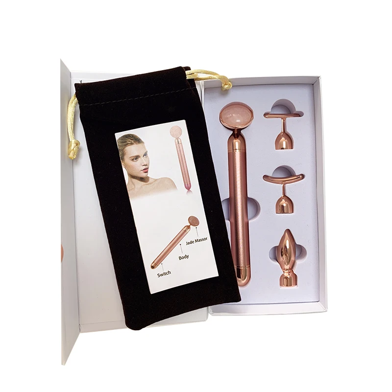 Красота бар роликовый массажер для ухода за лицом анти старения кожи подъема