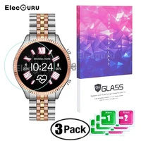tempered glass for michael kors access lexington 2 screen protector 9h 2 5d clear scratch proof bubble free glass film3 pack