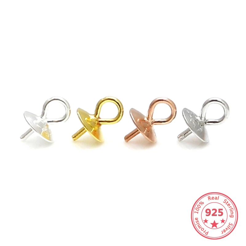 Застежки-коннекторы для ювелирных изделий серебро 925 пробы 10 шт. | Украшения и