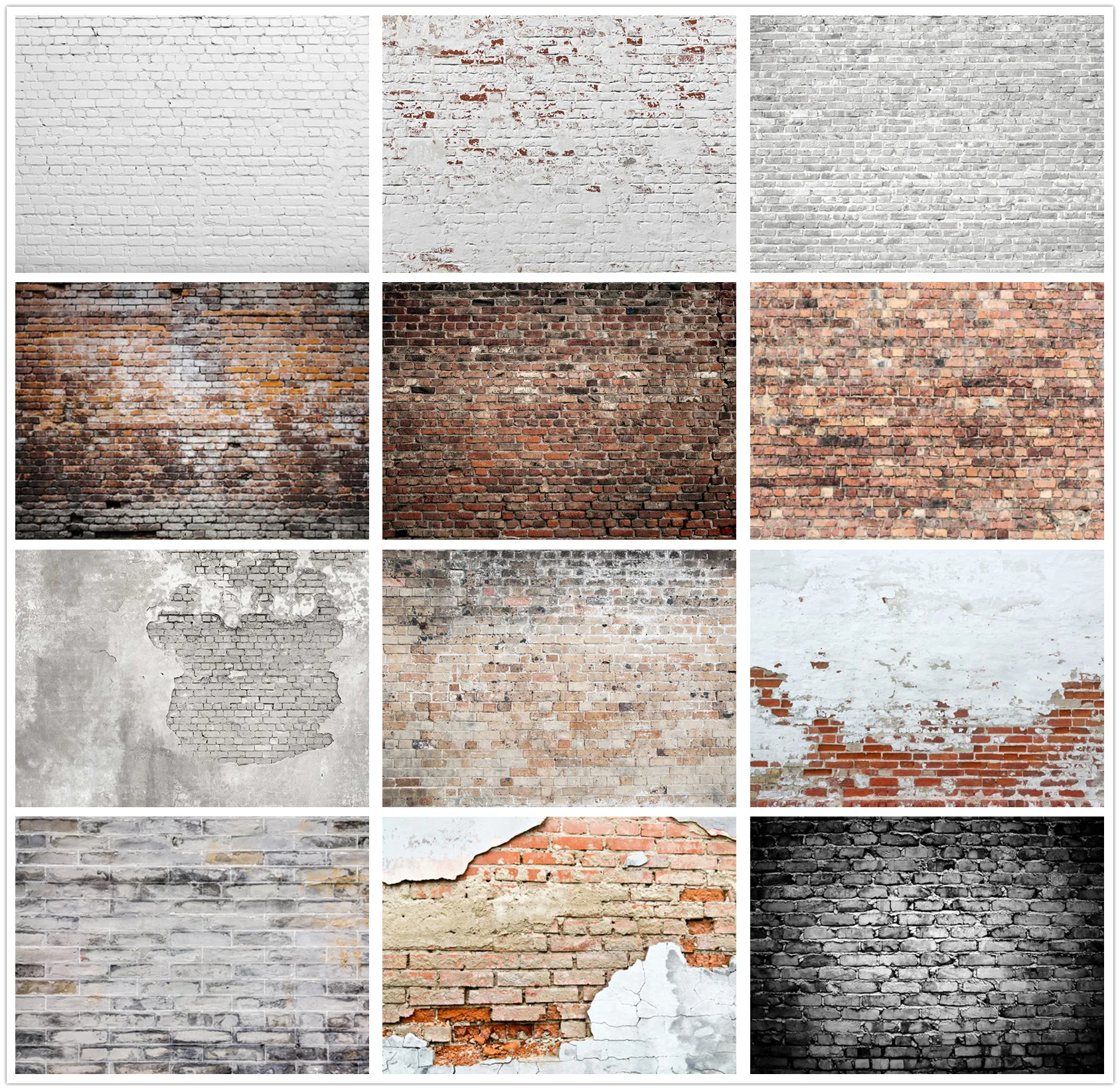 

Фон для студийной фотосъемки новорожденных детей, абстрактная кирпичная стена