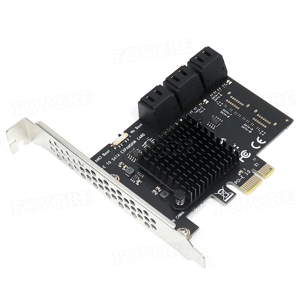 PCIe к 6 портам SATA адаптер 3 III 0 Гбит/с PCI Express x1 контроллер PCI-e SATA3 карта расширения для