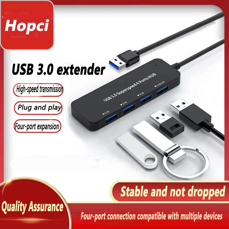 

Hub USB 3.0 2.0 High Speed Portable Ultra-thin 4 Ports Splitter For Multi-device Computer Laptop Tablet Adapter Dock Station