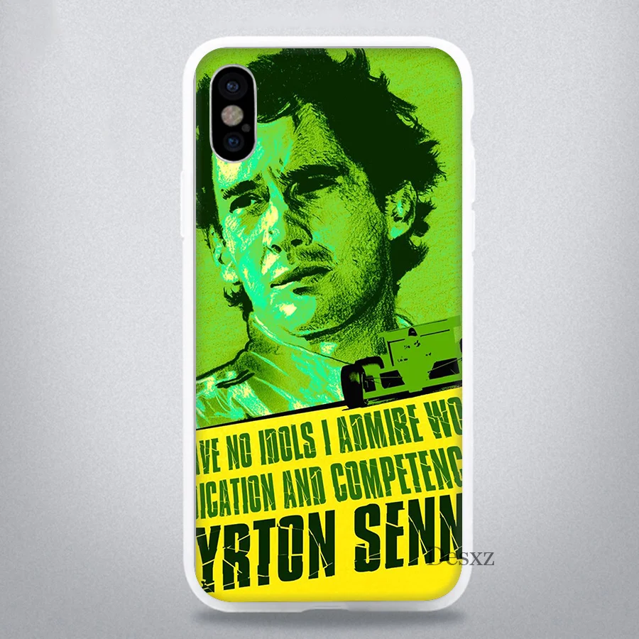 Чехол для телефона Ayrton Senna чехол iPhone 6 6s 7 8 11 Pro X XS XR Max 5 5S Se TPU |